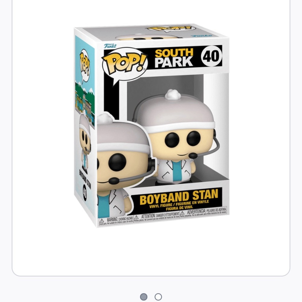 New in Box South Park “BoyBand Stan” Funko Pop